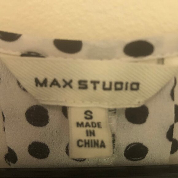 Max Studio short-sleeve blouse sz S - Picture 5 of 10